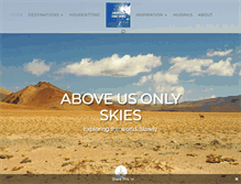 Tablet Screenshot of aboveusonlyskies.com